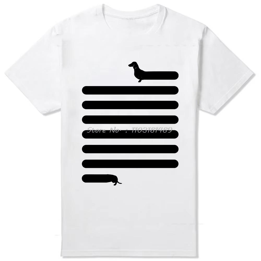 Vintage Jezevčík Pes Retro Trička Letní Styl Grafické Streetwear Krátký Rukáv Narozeninové Dárky Tričko Pánské Oblečení