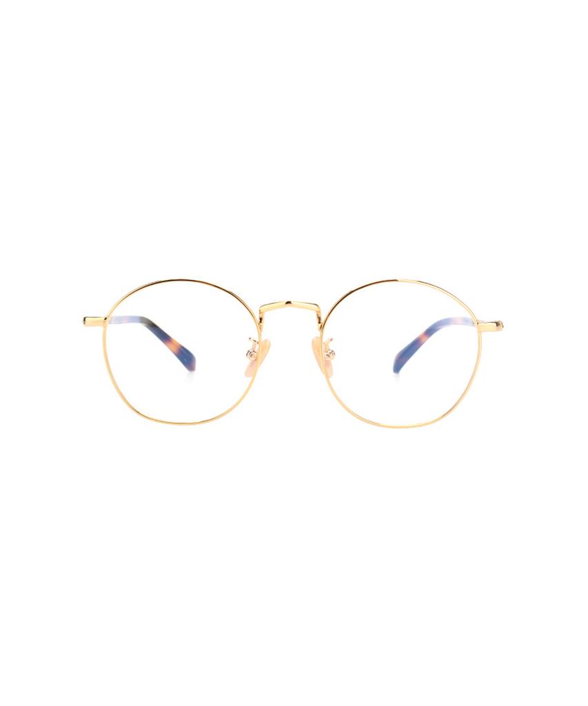 Peisyeon Her Eyeglass Frames Gold