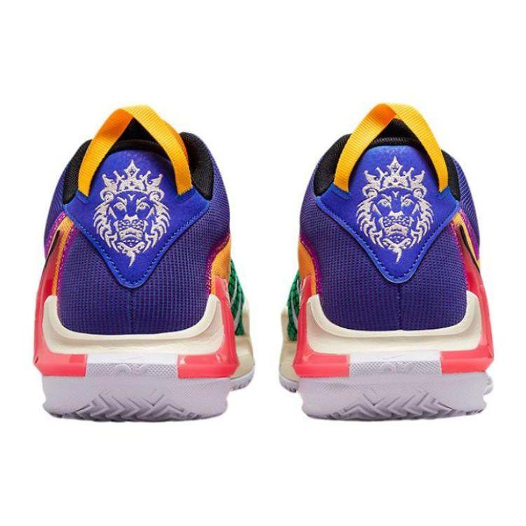 Nike Lebron Witness 7 EP Multi-Color Men Sneakers Vivid-Purple Black Sea-Coral DM1122-501