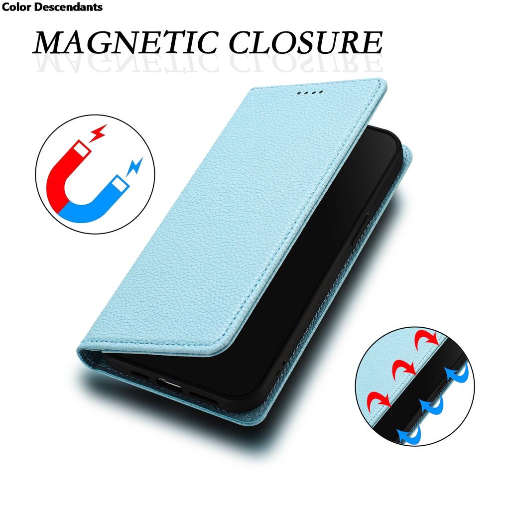 Magnetic Flip Phone Case for VIVO Y400 Y500 X300I X200S V60 Y76 Y31 Y39 V50 LITE S30 iQOO Z9X Leather Book Case with Card Slots