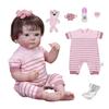 Bambola Reborn da 18 Pollici Full Silicone Vinile Vene Realistiche Bambina Neonato Bambola Per Bambini Regalo
