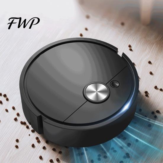 Wydajny Odkurzacz Robot do Czyszczenia Podłóg Samochodowych, Mini Robot Odkurzający, 3 w 1 Odkurzanie Mopowanie Robot Odkurzający, Usuwanie Sierści Zwierząt, Smukły, Bezprzewodowy, Samoczynnie Ładujący
