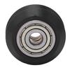 13Pcs 3D Printer Wheel POM V Shape Wear Resistance 3D Printer Wheel Bearing 625ZZ Black