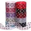 Heart Print Heart Ribbon Sheer Organza Craft Ribbon Gift Embellish Organza Tape  Garment Trim