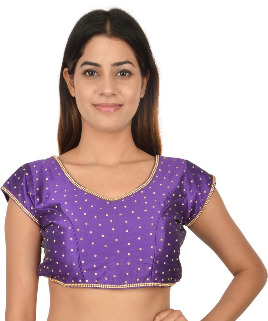 Pakisatni Party Wedding Wear Ethnic Blouse Indian Women's Silk Blend Choli Dress