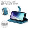 DF-011 Leather Case For Xiaomi Poco C75 4G/Redmi 14R 5G/14C 4G Zipper Pocket Wallet Phone Cover with Straps