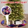 Christmas Tree Skirt Decoration For Home Xmas Tree Decorations Skirt Ornament Festive Holiday Party Decorations Indoor Outdoor