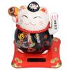 6in Fortune Cat Ceramic Waving Lucky Cat Ornament Home Decoration for Bedroom Car OfficeType 3