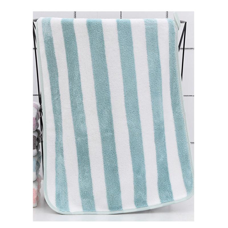 35x75cm Coral Velvet Polyester Brokátový ručník Měkký savý Pohodlný dárek Bytový textil Koupelnové potřeby