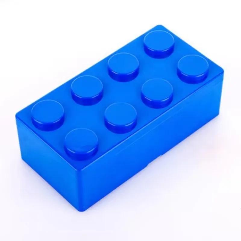 1PC Building Blocks Stackable Storage Box Office Stationery Sundry Desktop Storage Box Cosmetic Storage Boxes