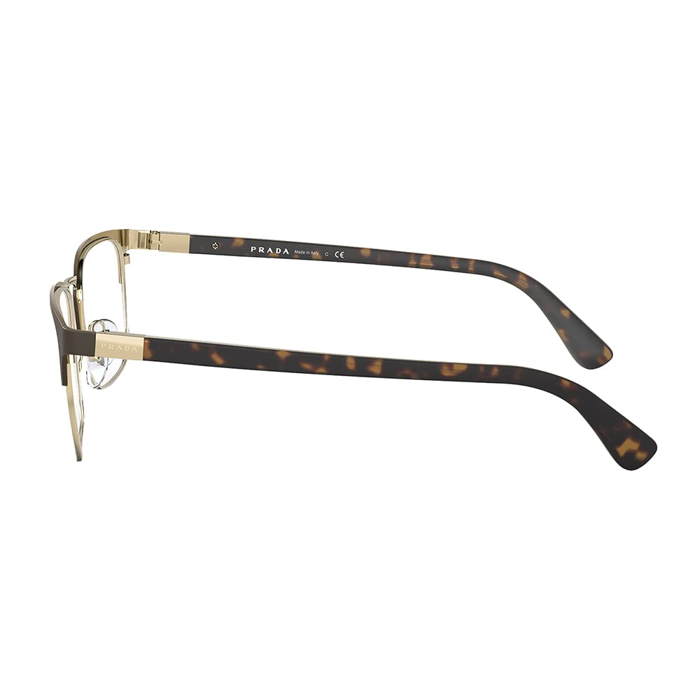 Eyeglasses Fashion PR 54TV Size [Prada] [ ] Frames, Glasses, 01U1O1, 55, Square, Unisex, Men's, Women's