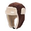 ULUK Essential Suede Sheepskin Trooper Hat_Brown
