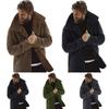 Men's Winter Warm Thick Coat Trench With Storm Cuffs And Cozy Lining Inside