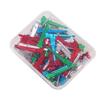colorful aluminum positioning clips (box of 45)