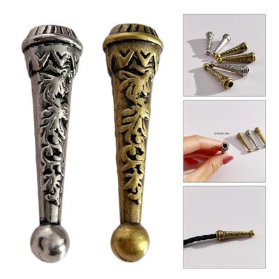 Alloy Carved Bolo Tie Tips DIY Necktie Parts for Adult Men and Women Looking To Add Touch of Style To Their Outfits