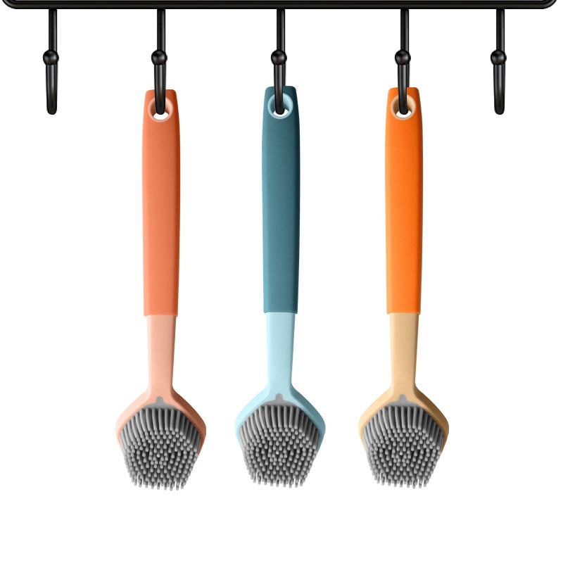 Silicone Non-stick Pot & Pan Cleaning Brush