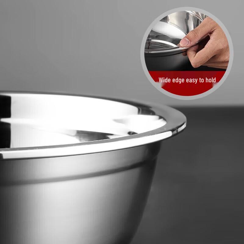 MAXCOOK 304 Stainless Steel Soup Bowl
