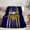 Vikings Team Spirit Portable Blanket/Soft Blanket Bedding Blanket Suitable for Travel Camping Living Rooms Offices Sofas Fan Gifts