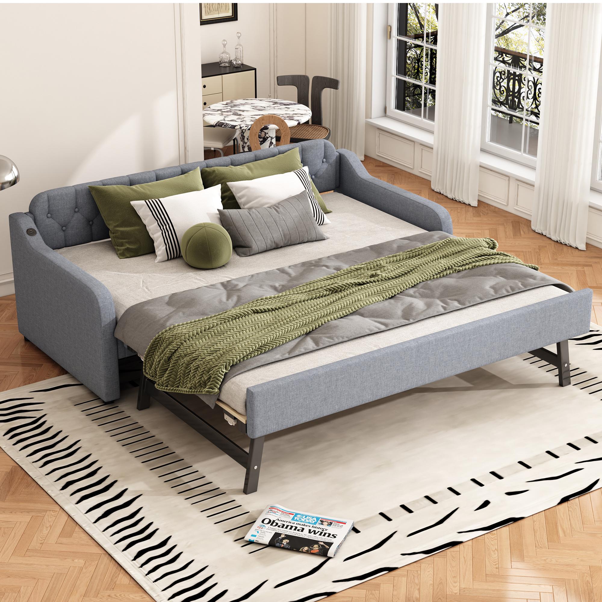 90*200cm Dīvāngulta, Dienas gulta, ar izvelkama