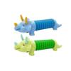 2 Peças Desenho Animado Dinossauro Tubos Elásticos Brinquedos para Alívio de Estresse Lembrancinhas de Festa Brinquedo de Viagem para Crianças Adultos