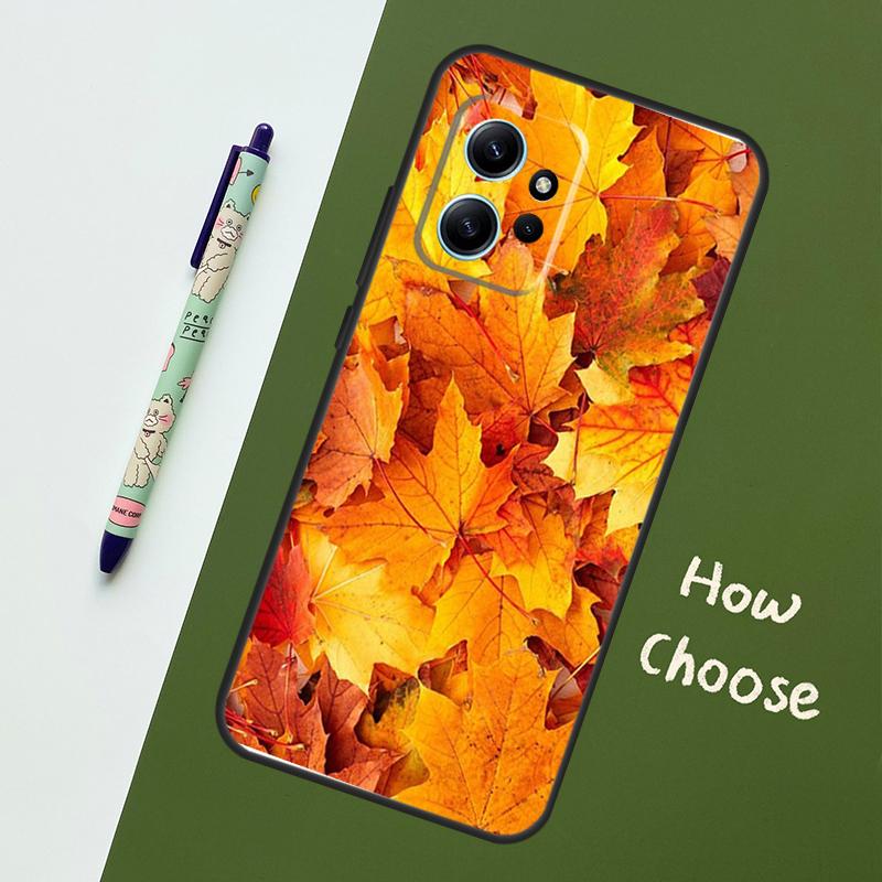 

Autumn Leaves Case For Xiaomi Redmi Note 11 12 10 Pro 8 9 Note 12S 11S 9S 10S Redmi 12C 9C 10C 12 Cover Redmi Note 8 Pro