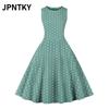 JPNTKY Mode Sommer Frühling Ärmellos Rundhals Freizeitkleider