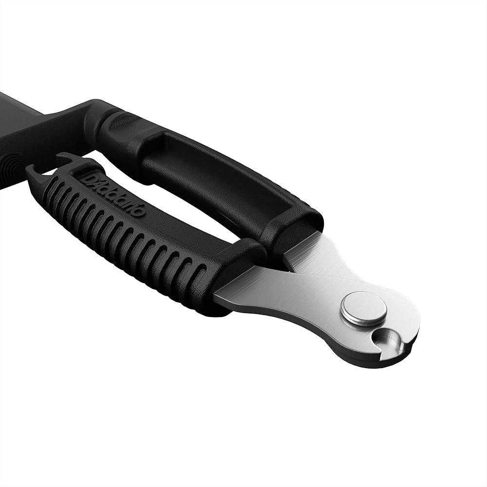 D'Addario String Winder for Bass with Pin Puller/Cutter Function Bass Pro-Winder DP0002B [Authent...