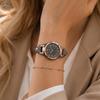 BUREI Analog Quartz Leather Slim Large Popular for and Perfect Gift for or Celebration Women's Watch, Waterproof, Strap, Design, Dial, Cute, Simple,