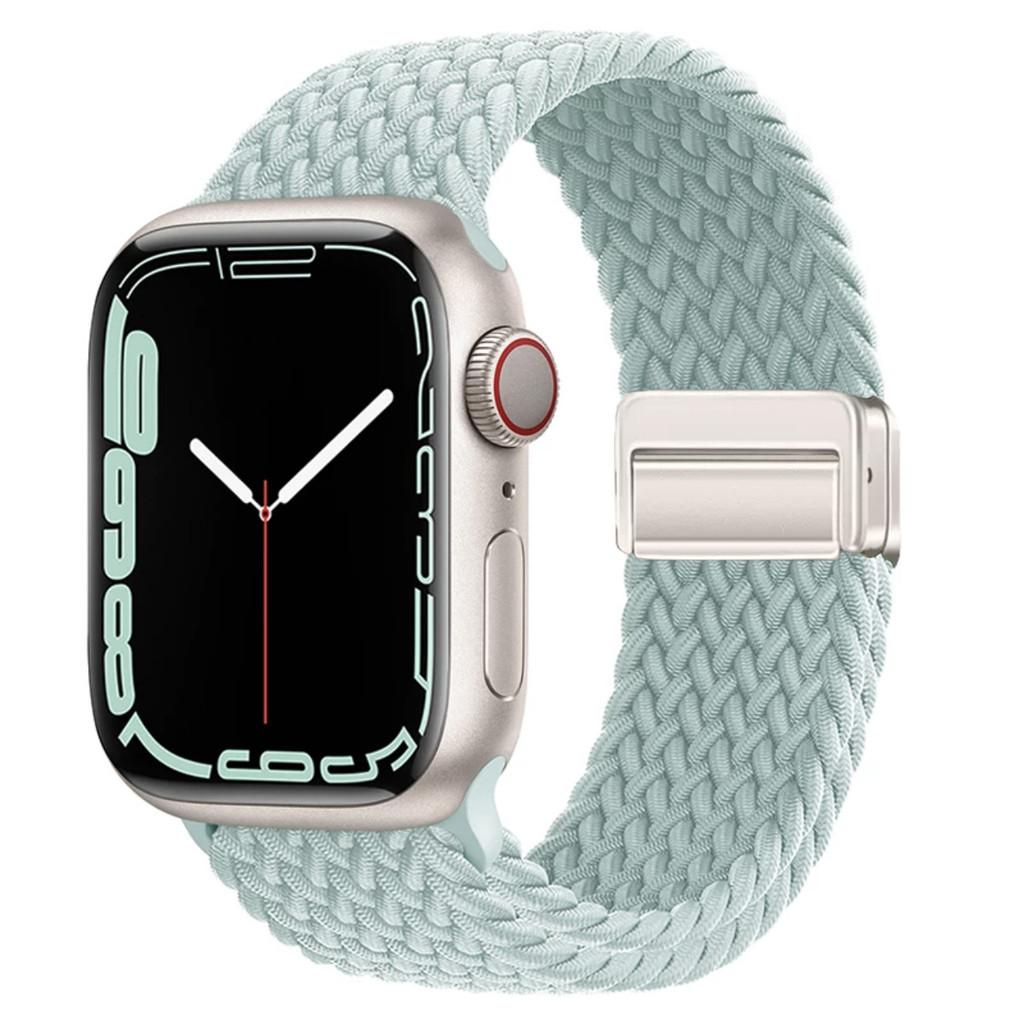 Nylon Braided Band Strap Compatible For Apple Watch S10 46mm 44mm 40mm 45mm 49mm 41mm 38mm iWatch Series Se 10 7 3 5 6 8 9 Ultra