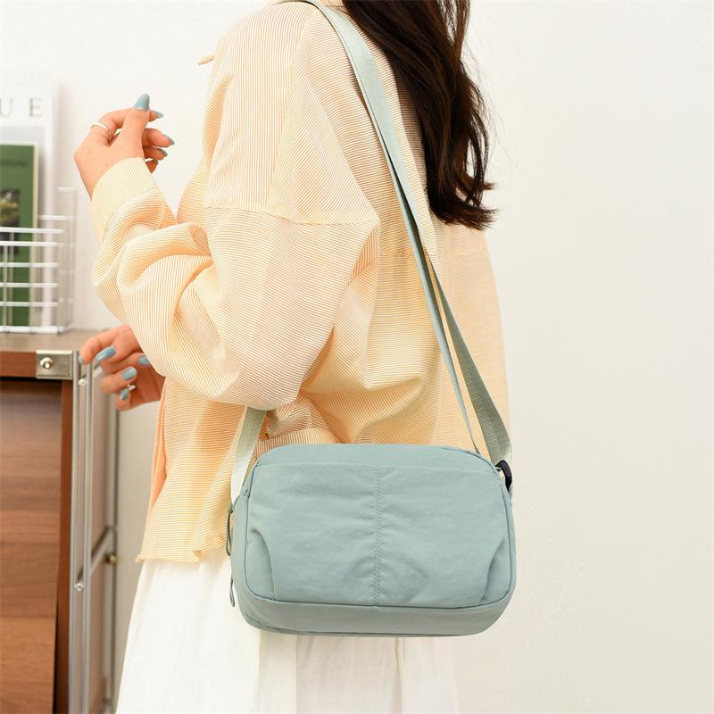 Pendler Einfache Damen Umhängetasche Unifarben Vielseitig Lässige Kleine Quadratische Tasche Modische Crossbody-Tasche