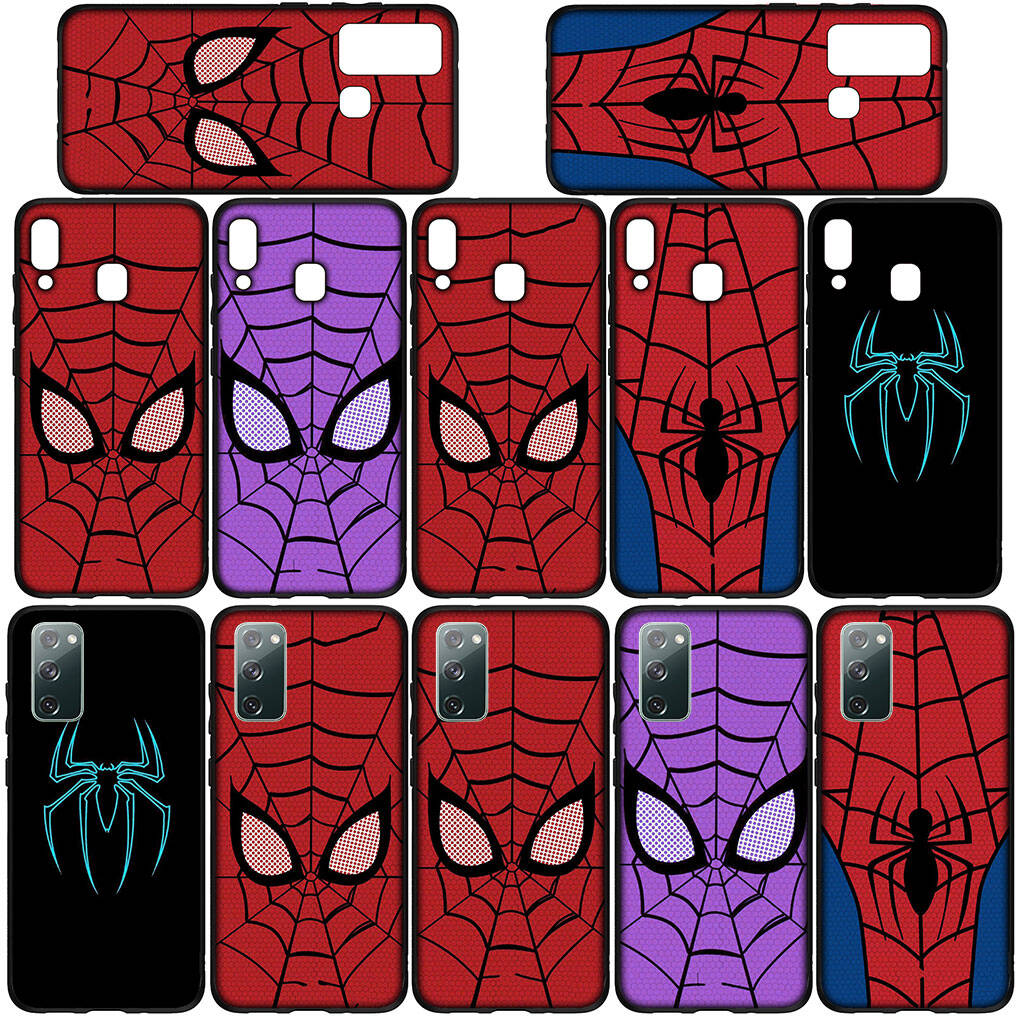 Phone Case for Samsung Galaxy S25 S23 S22 S24 Ultra FE A05 A06 A15 A16 A36 A37 A35 A54 A55 A56 A57 A25 A26 A53 A17 Spiderman Marvel Spider Man Cartoon