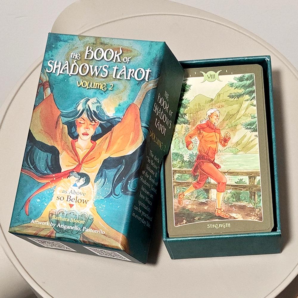 12*7cm Book of Shadows Tarot Volume 2: So Below – Modern Wiccan Tarot Deck, 78 Cards for Everyday Magic, Packed In Rigid Box