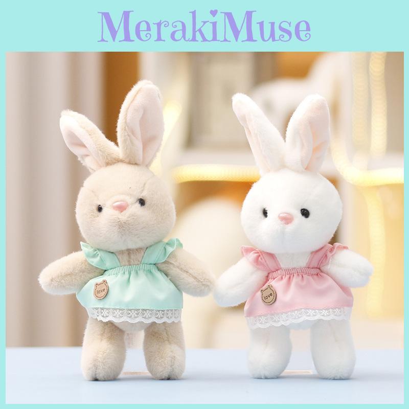 Plush Bunny Hoodie Toy Keychain Stuffed Doll Backpack Pendant Decoration Gift
