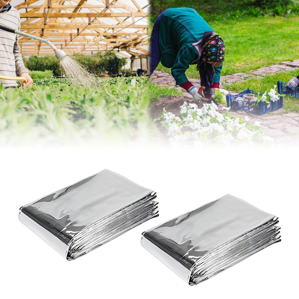 Plant Reflective Mylar Film Garden Foil Covering Greenhouses Plant Grow Film for Camping Field Orchards Gardening Vegetables