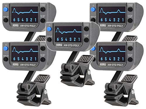 

KORG Polyphonic Clip Tuner for Guitar Set of 5 [Bulk Purchase] - AW-OTG-POLY
