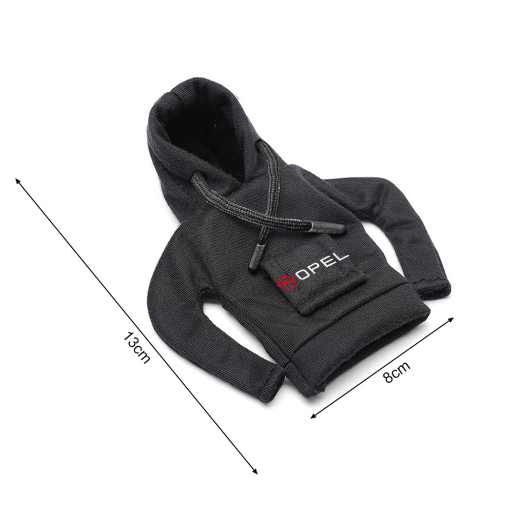 For Opel OPC Astra K Vivaro Corsa Zafira Insignia Vectra Car Hoodie Gear Shift Cover Handle Kit Gear Shift Decoration Sweatshirt
