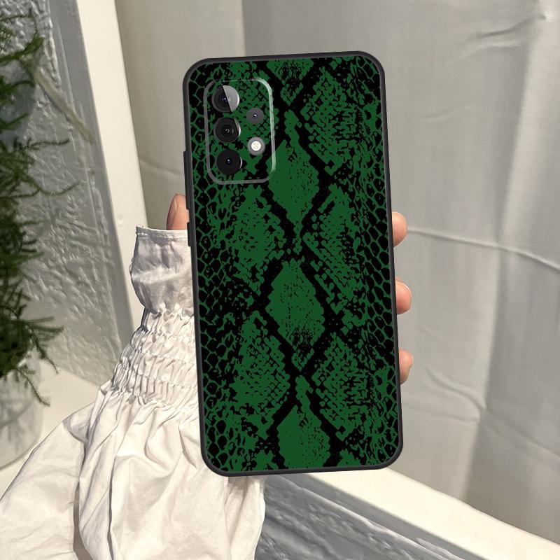 Schlangenhaut-Print Hülle Für Samsung Galaxy A54 A34 A13 A23 A33 A53 A73 A12 A14 A22 A32 A52 A51 A71 A21S Hülle