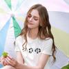 SanCai Women's 2026 Summer Embroidered T-Shirt