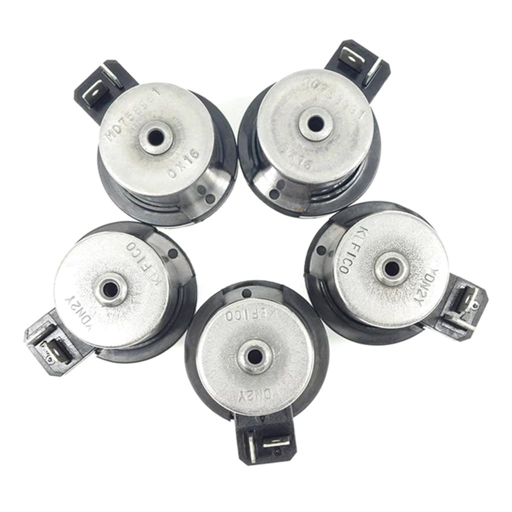 5-piece/set Upgraded Metal Transmission Solenoid Valves for F4A41 Efficient & Reliable Transmission Shift Solenoid set