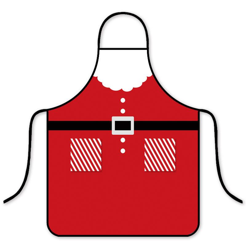Christmas Holiday Waterproof Oilresistant Apron With Creative Fun Patterns For Adults And Kids
