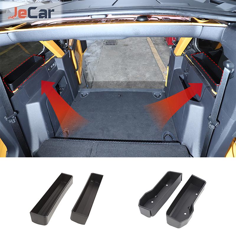 

JeCar Боковой ящик для хранения багажника, органайзер, держатель контейнера для Ford Bronco-2022, четырехдверная версия автомобиля из АБС-пластика