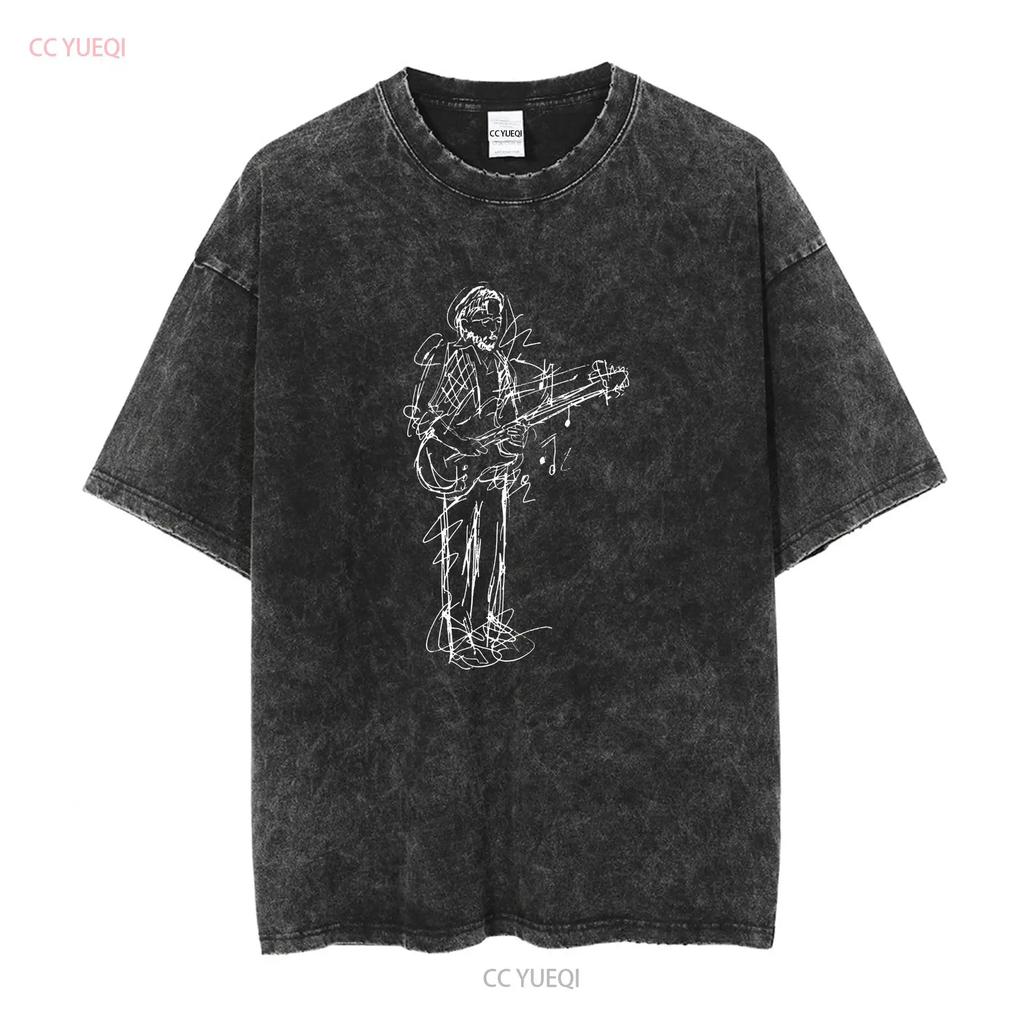 Eric Clapton Rock T Shirt Mens s for men Fairwear Approved Cotton long or short sleeves vintage Washed Breathable Stretched
