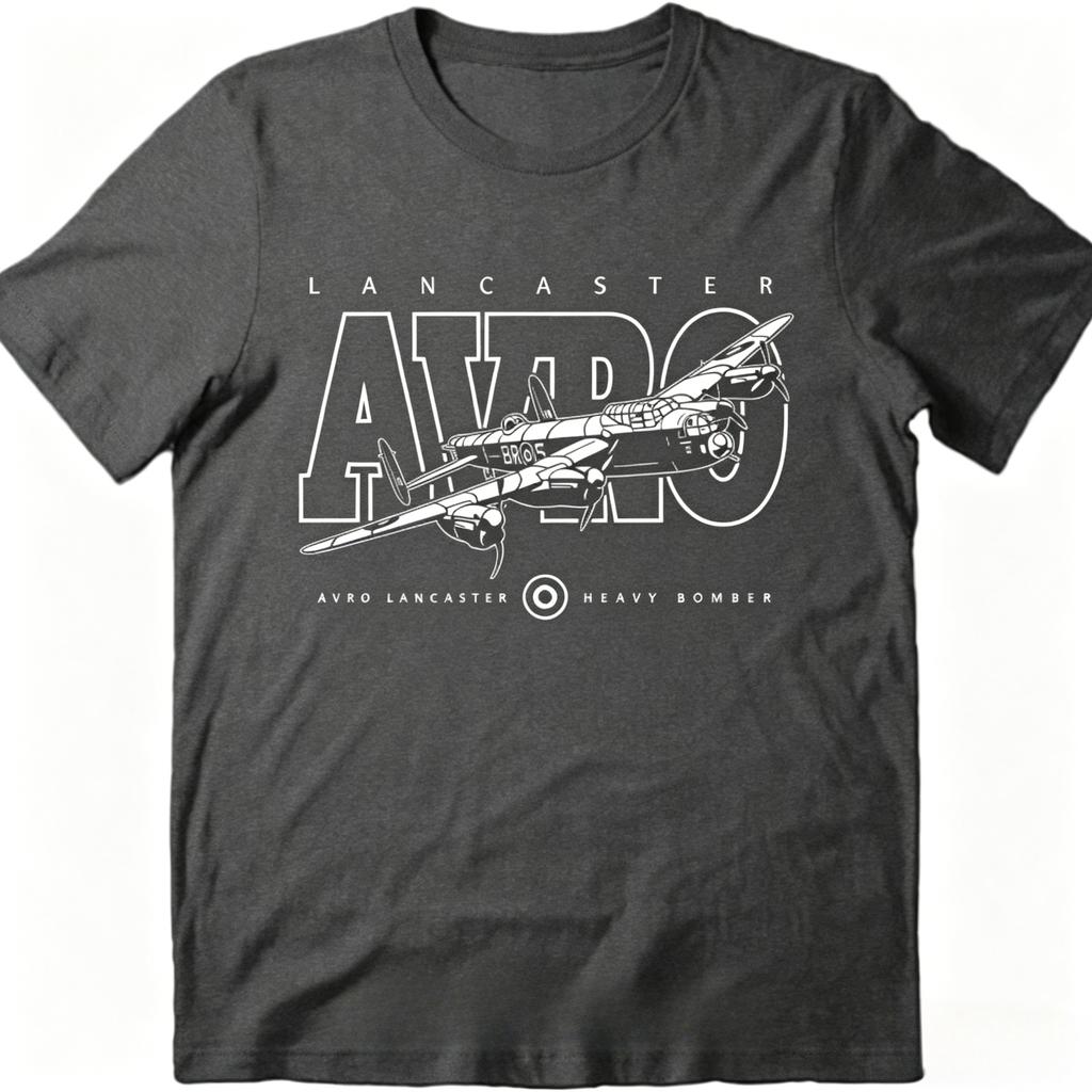 Casual Avro Lancaster Heavy Bomber Aircraft Design Everyday Unisex Tee Shirt 2026 Summer Unisexs Clothing Womens Clothing T Shirt
