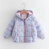 Winter Girls Printed Fashion Cute Fresh Hooded Children's Jacket
