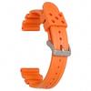 Cinturino in Gomma Waffle 20mm 22mm Fibbia in Acciaio Inossidabile Uomo Sport Impermeabile TPU Sostituisci Cinturino Orologio per Seiko per Citizen Blu
