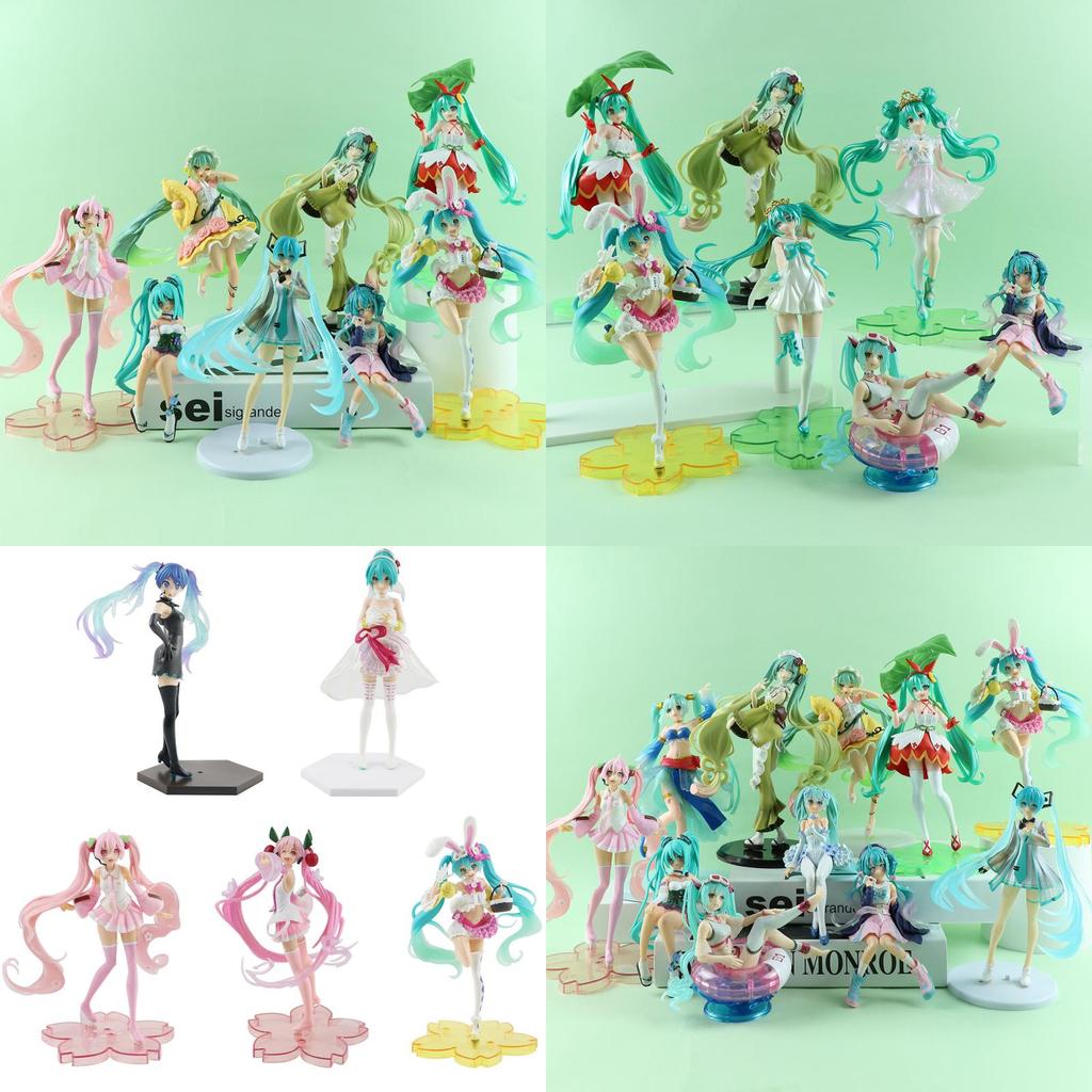 Miku Hatsune Pvc Figure Cute Anime Collectible For Girls Perfect For Display Or Collection 20 Cm