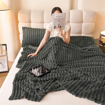 Plush Blanket Super Soft Bedsheet Solid Color Sofa Towel Car/Office/Travel Nap Blankets Multi Functional Blanket Plaids Manta