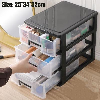 Desktop Storage Box Multi-functional Multi-layer Drawer Storage Cabinet Cosmetics Student Sorting Storage Box