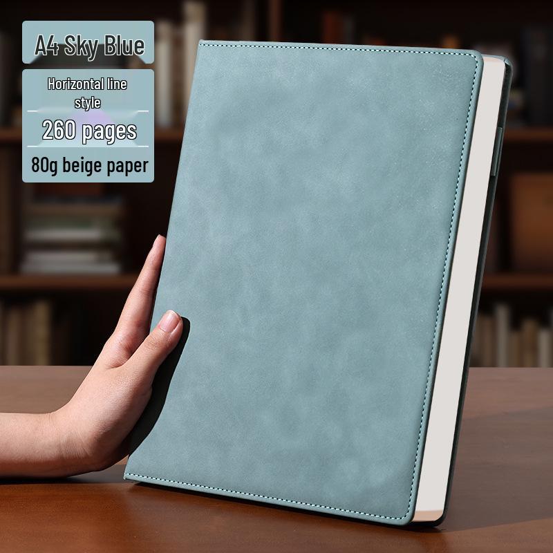 A4 Premium Leather Notebook for Business, Office, or Study - Customizable with Logo