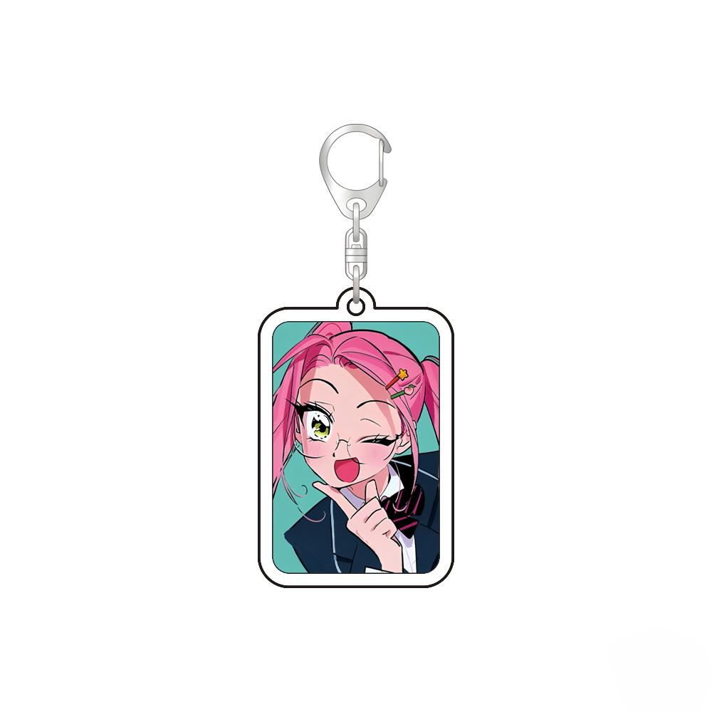 Acrylic Key Chain For Anime Popular Alien Stage Chibis Accessories Bag Luka Ivan Till Mizi Hyuna Sua Keyrings Jewelry Fans Gifts